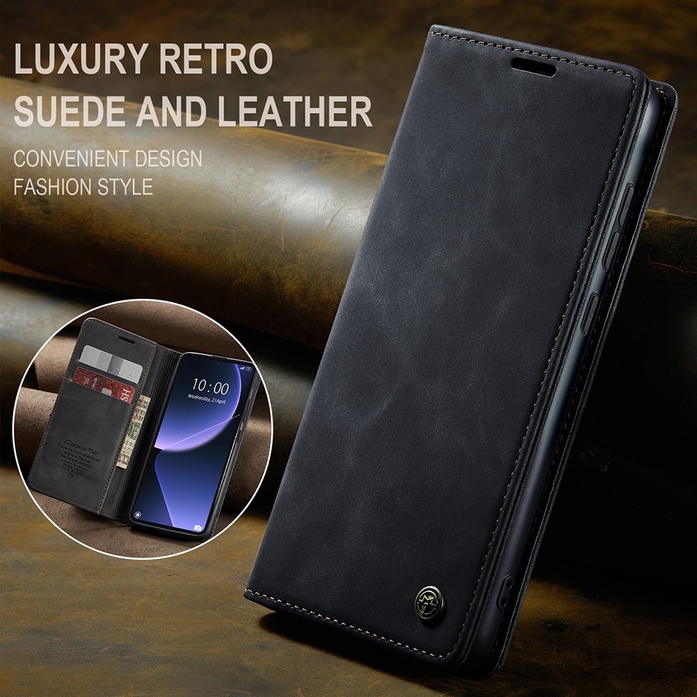 Custodie a portafoglio sottili Xiaomi 13T Nero