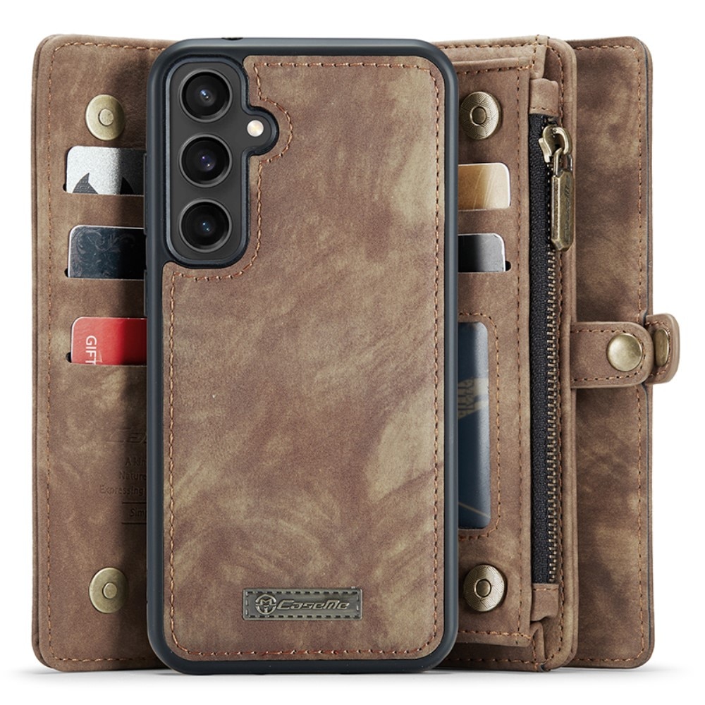 Cover portafoglio Multi-Slot Samsung Galaxy S23 FE Marrone