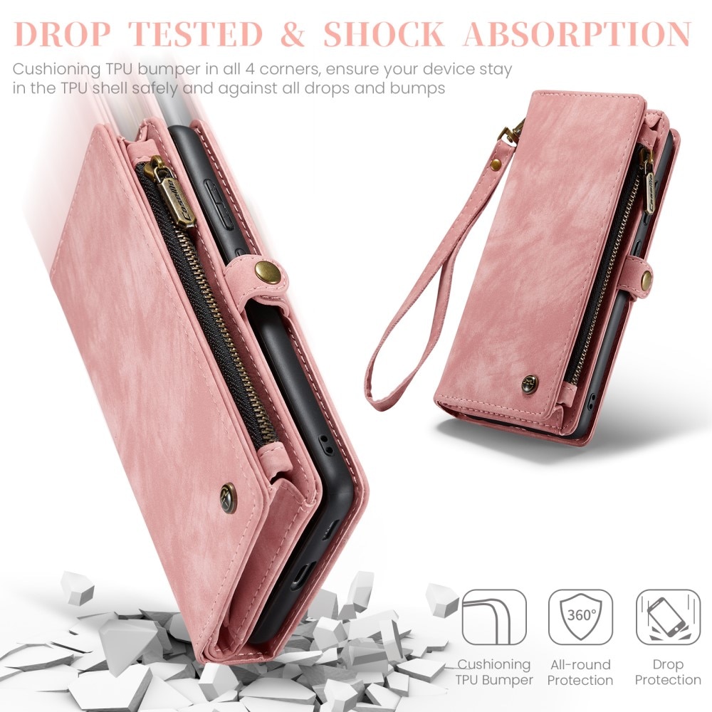 Cover portafoglio Multi-Slot Samsung Galaxy S23 FE rosa