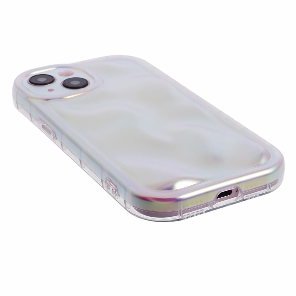 Cover TPU Wavy iPhone 15 madreperla