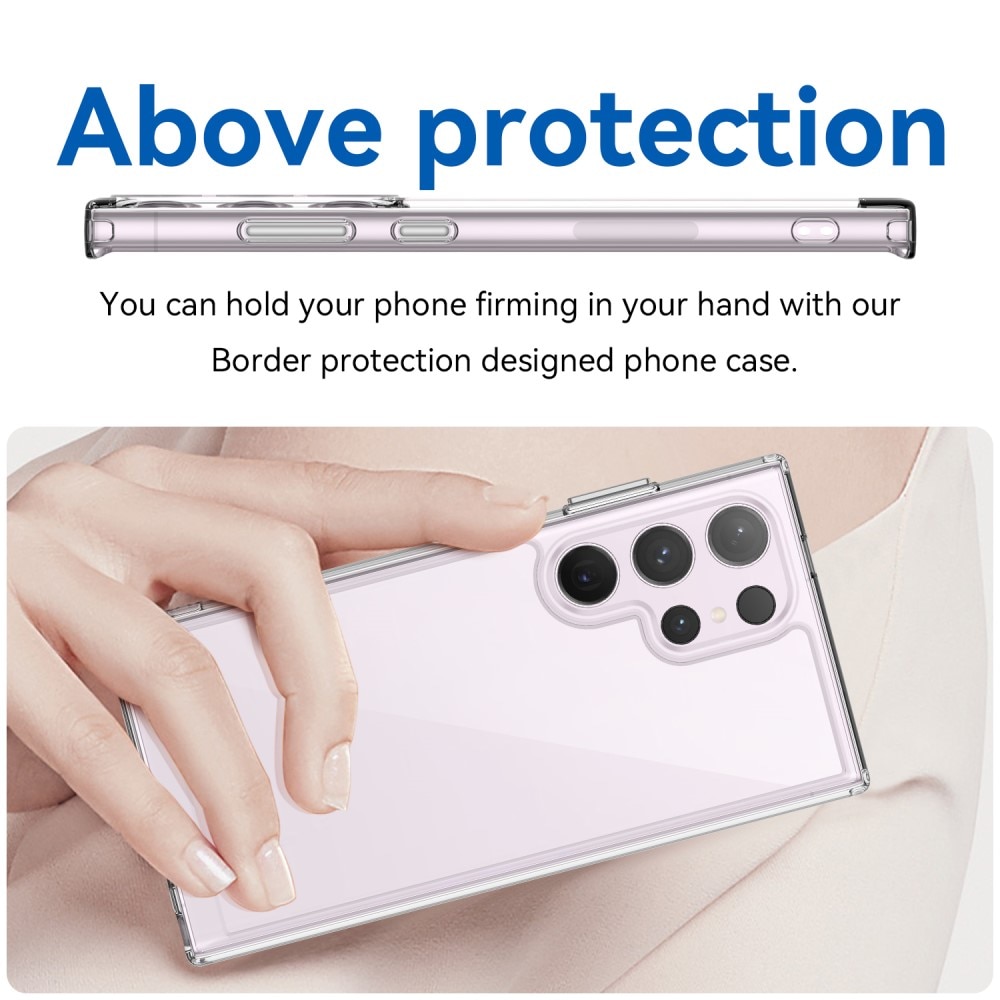 Cover Ibrido Crystal Hybrid Samsung Galaxy S24 Ultra trasparente