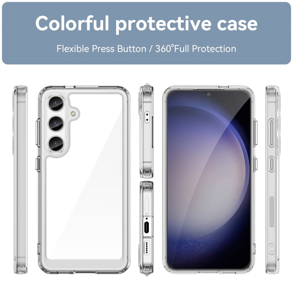 Cover Ibrido Crystal Hybrid Samsung Galaxy S24 trasparente
