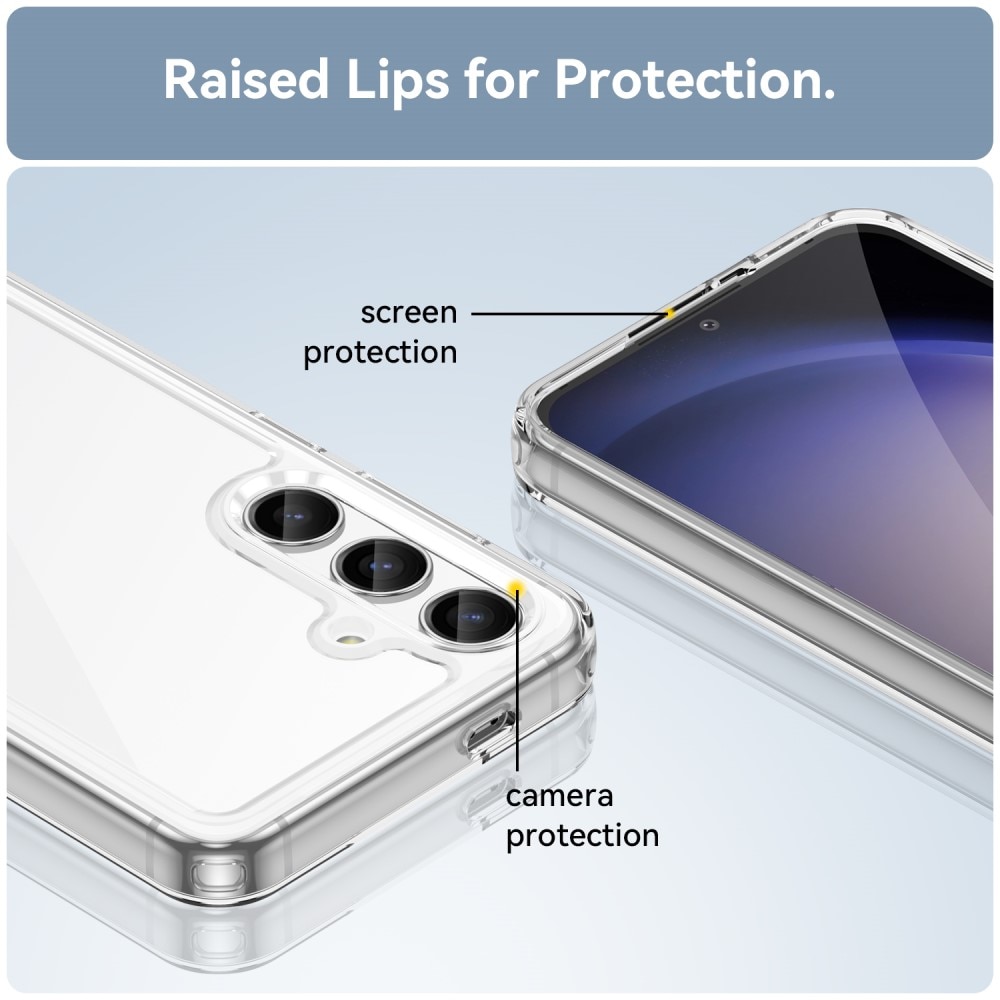 Cover Ibrido Crystal Hybrid Samsung Galaxy S24 Plus trasparente