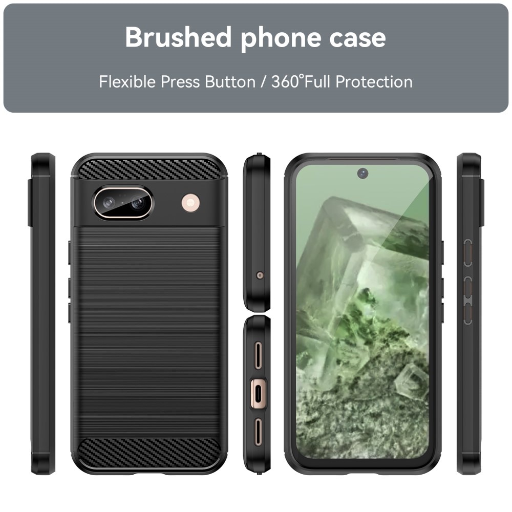 Cover TPU Brushed Google Pixel 8a Black