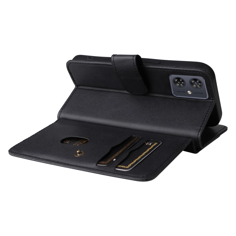 Cover portafoglio Multi-slot Motorola Moto G54, nero