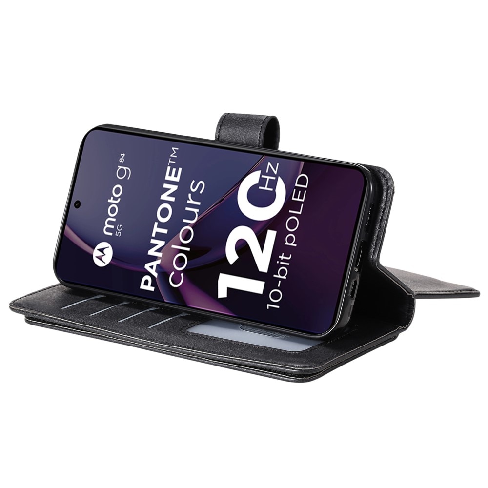 Cover portafoglio Multi-slot Motorola Moto G84, nero