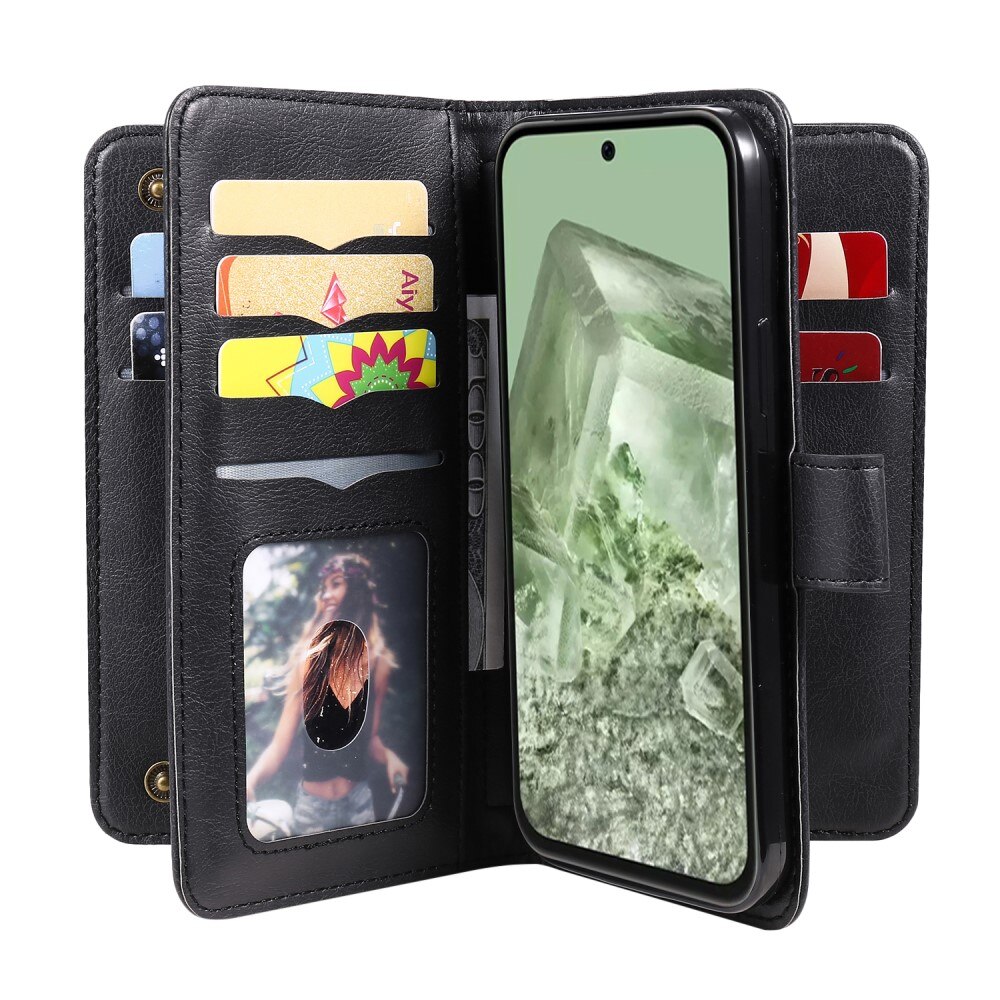 Cover portafoglio Multi-slot Google Pixel 8a, nero