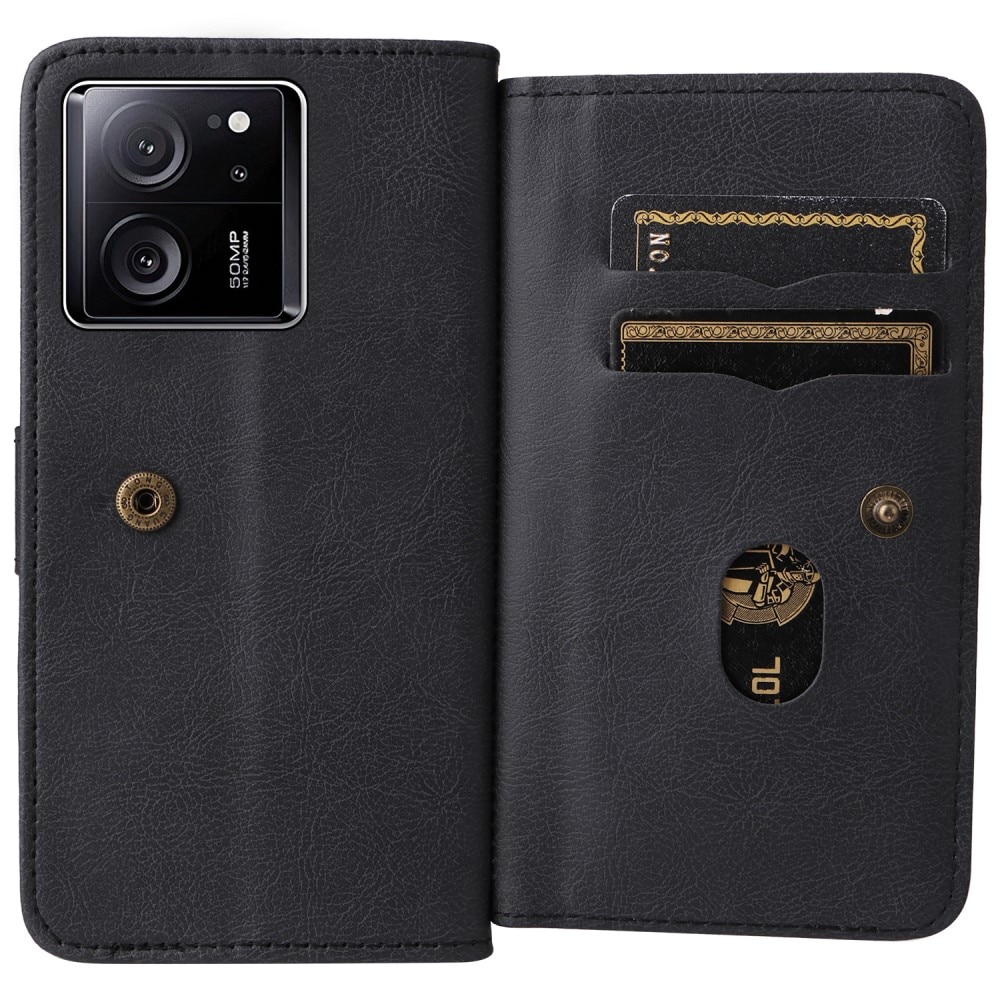 Cover portafoglio Multi-slot Xiaomi 13T, nero