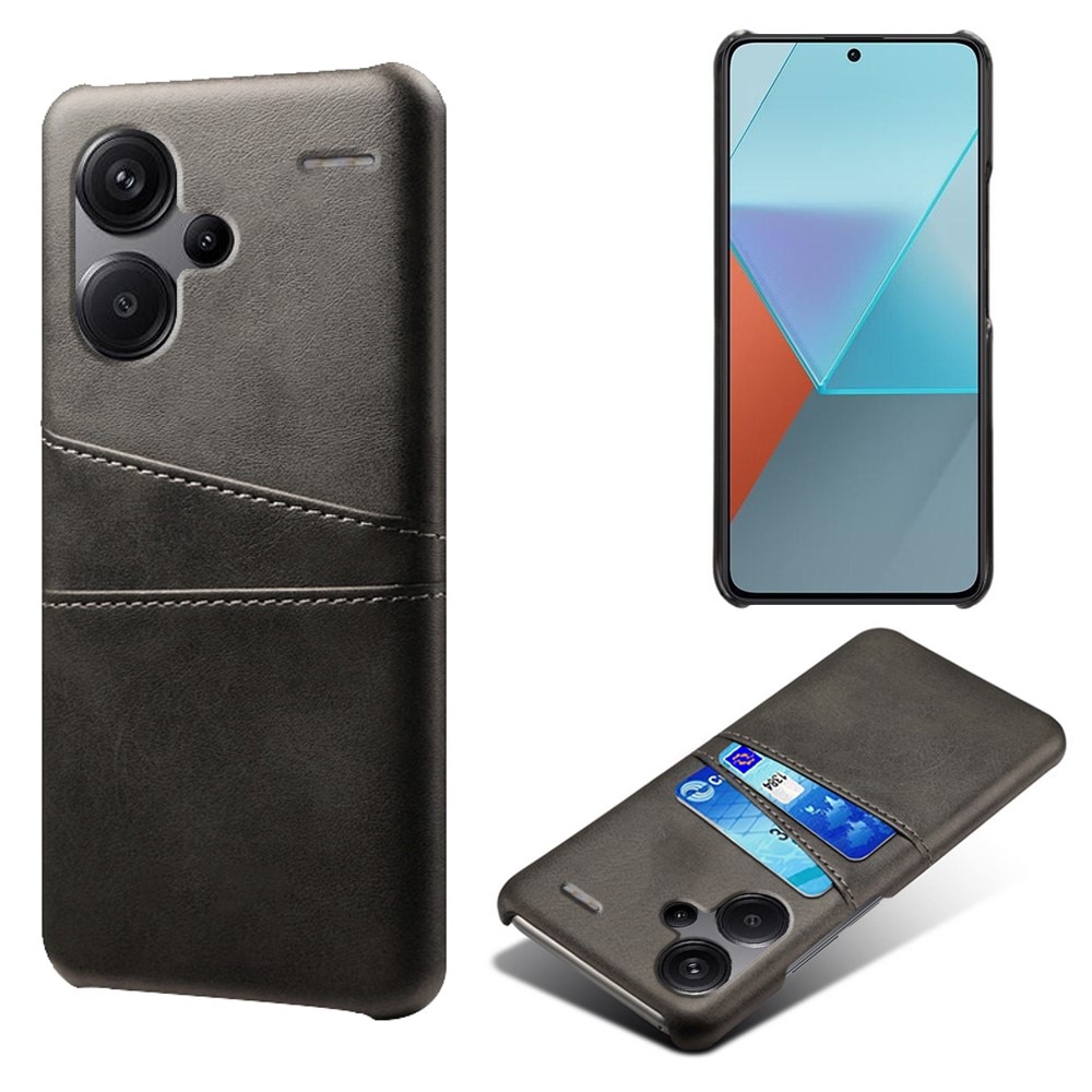 Cover Card Slots Xiaomi Redmi Note 13 Pro Plus Nero