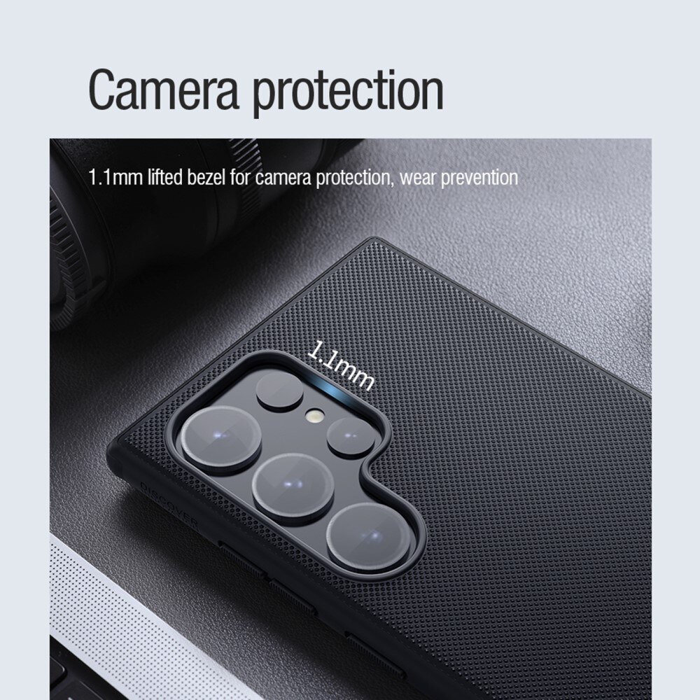 Frosted Shield MagSafe Samsung Galaxy S24 Ultra Nero