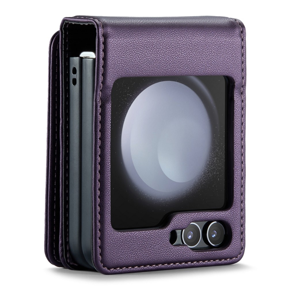 Cover con portacarte anti-RFID Samsung Galaxy Z Flip 5 viola