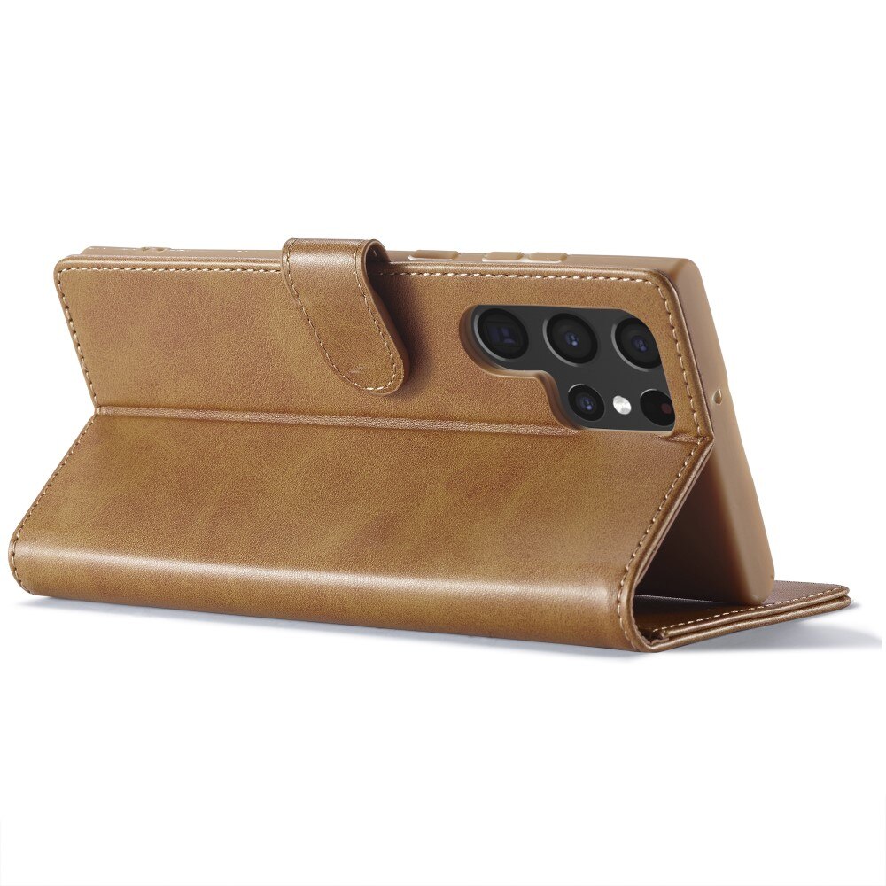 Custodie a portafoglio Samsung Galaxy S24 Ultra cognac