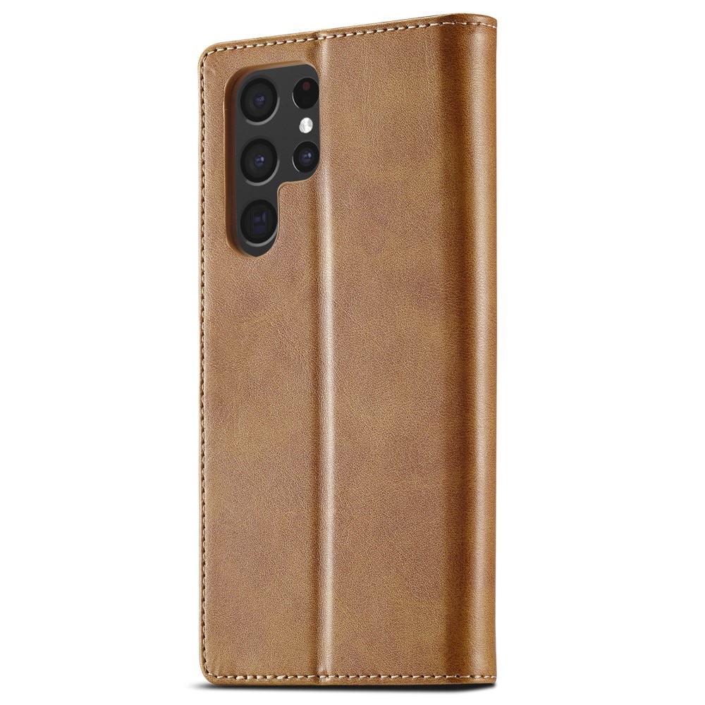 Custodie a portafoglio Samsung Galaxy S24 Ultra cognac