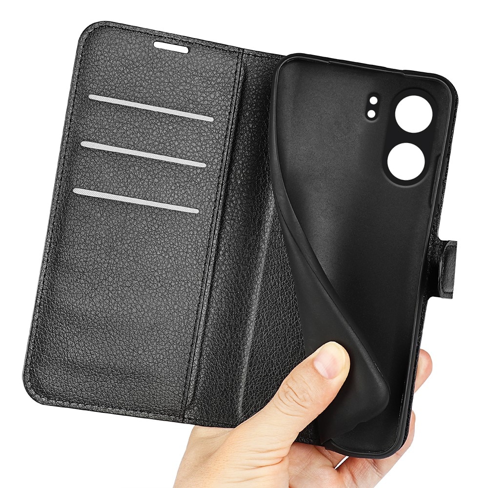 Cover portafoglio Xiaomi Redmi 13C nero