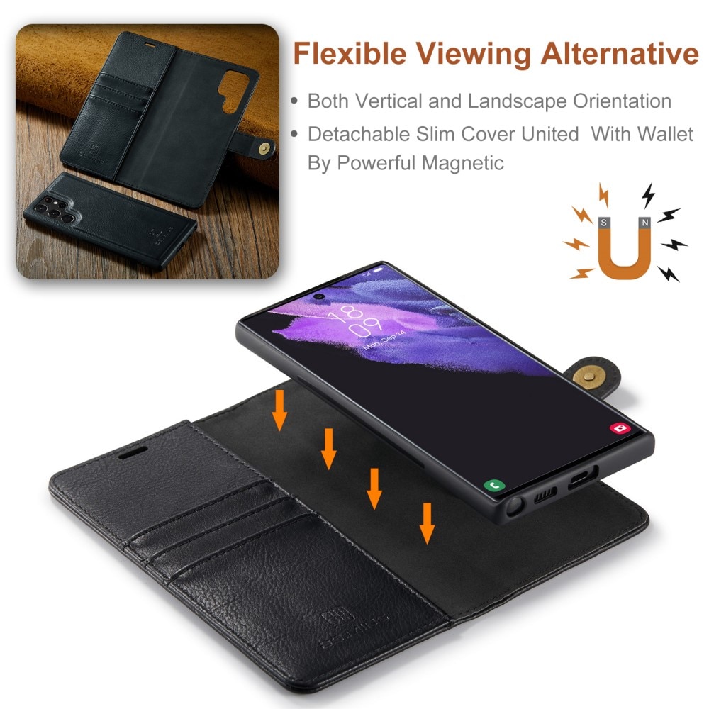 Cover portafoglio Magnet Wallet Samsung Galaxy S24 Ultra Black