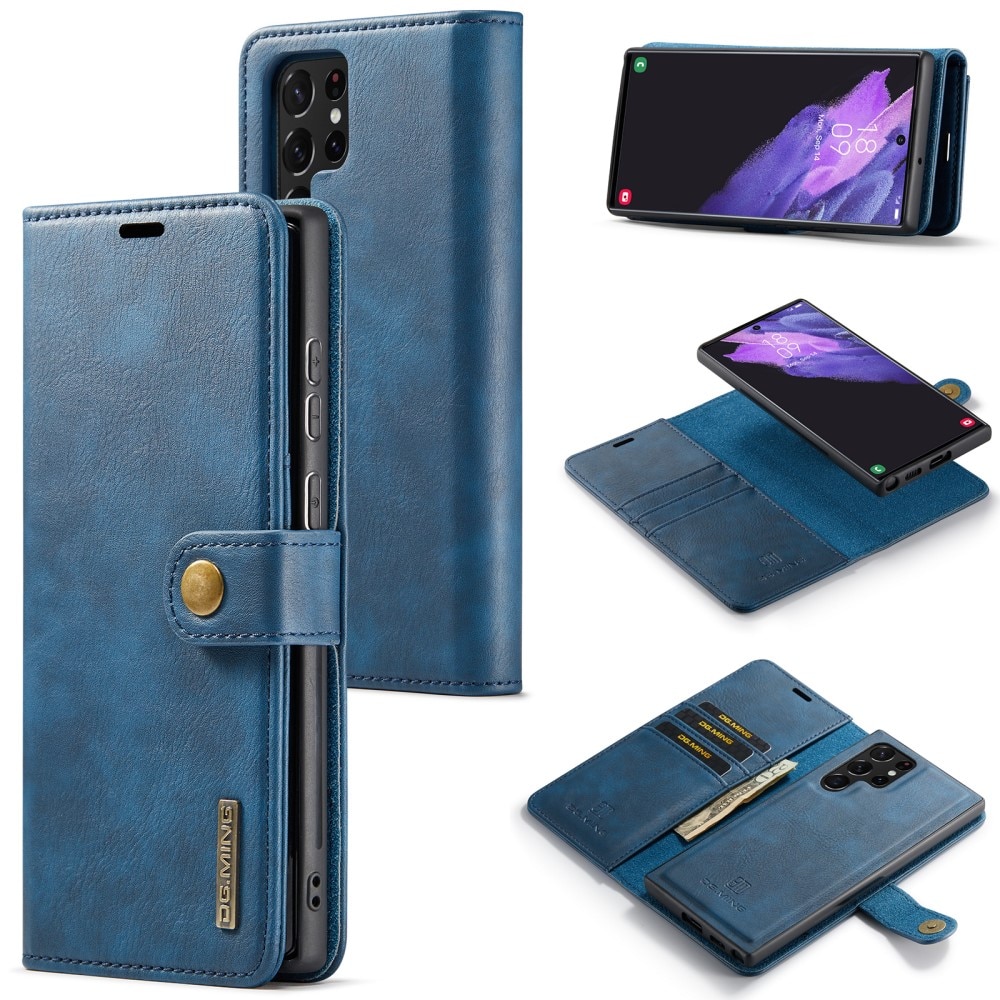 Cover portafoglio Magnet Wallet Samsung Galaxy S24 Ultra Blue