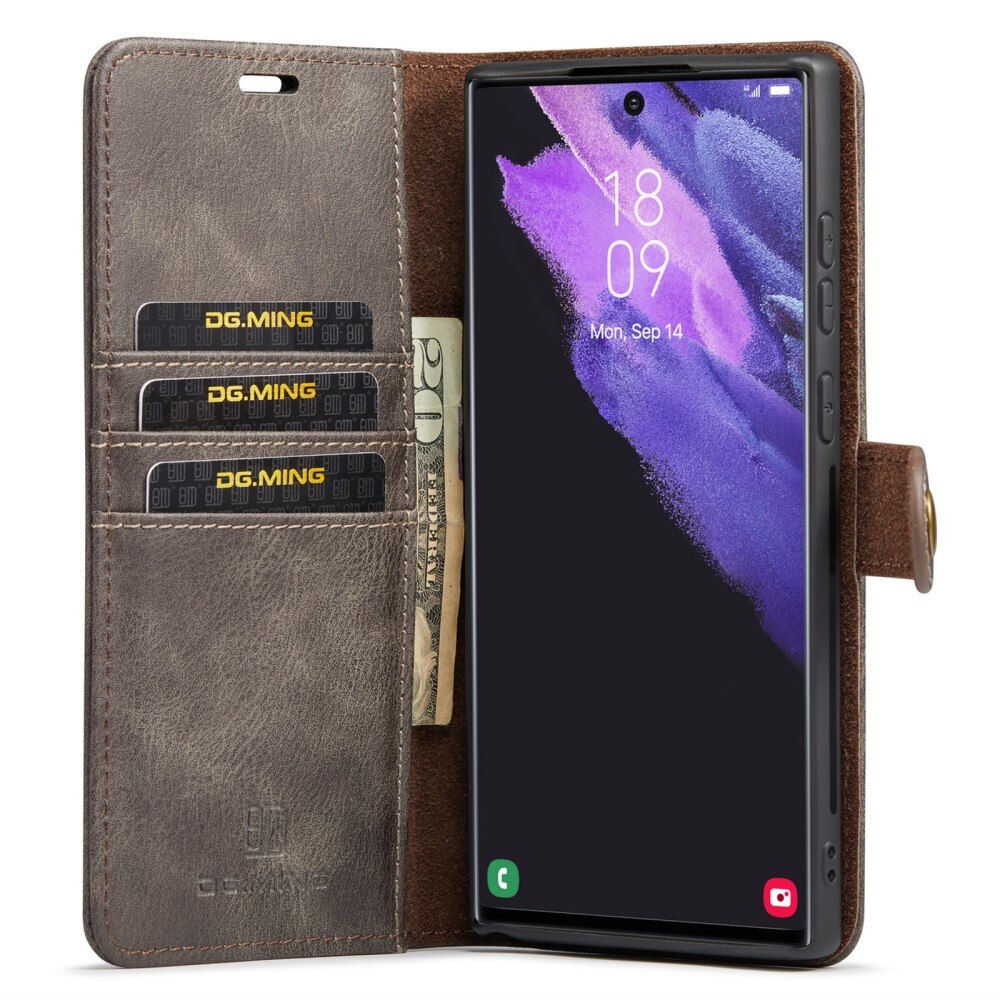 Cover portafoglio Magnet Wallet Samsung Galaxy S24 Ultra Brown