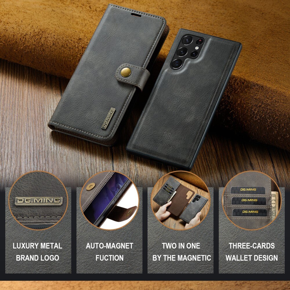 Cover portafoglio Magnet Wallet Samsung Galaxy S24 Ultra Brown