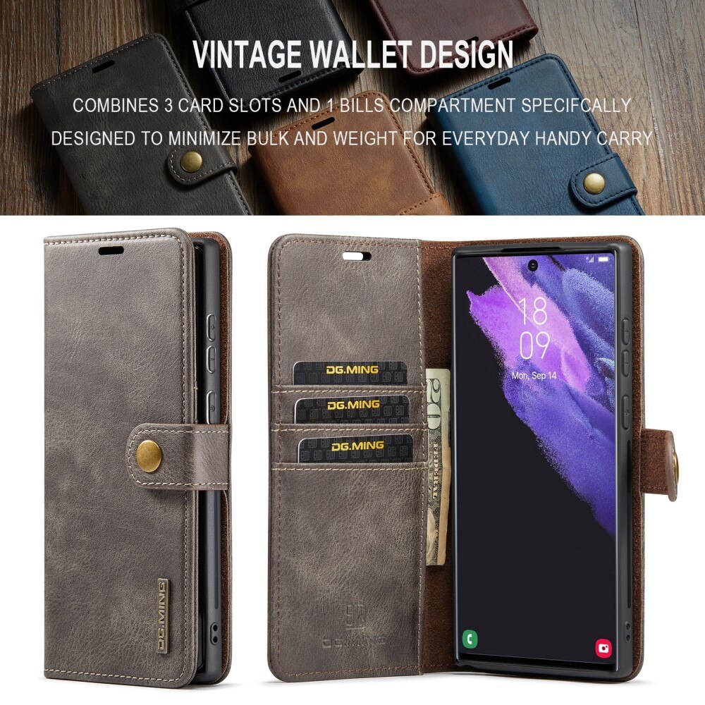 Cover portafoglio Magnet Wallet Samsung Galaxy S24 Ultra Brown