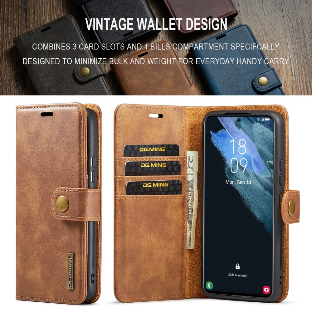 Cover portafoglio Magnet Wallet Samsung Galaxy S24 Cognac