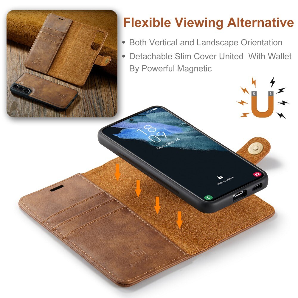 Cover portafoglio Magnet Wallet Samsung Galaxy S24 Cognac