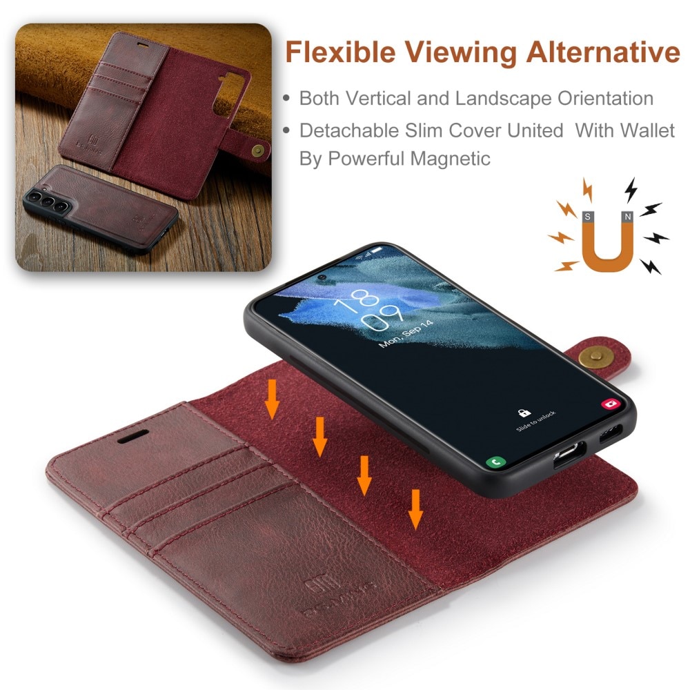 Cover portafoglio Magnet Wallet Samsung Galaxy S24 Red