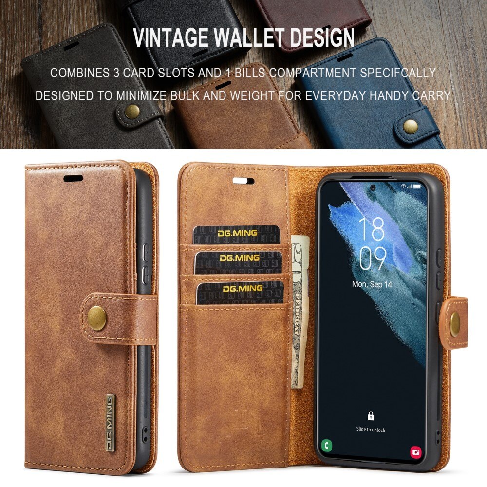 Cover portafoglio Magnet Wallet Samsung Galaxy S24 Plus Cognac