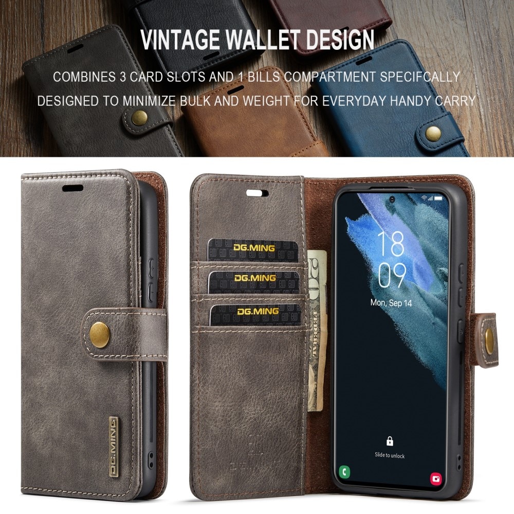 Cover portafoglio Magnet Wallet Samsung Galaxy S24 Plus Brown