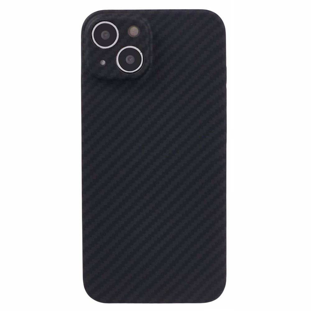 Cover sottile Fibra aramidica iPhone 15 Plus nero