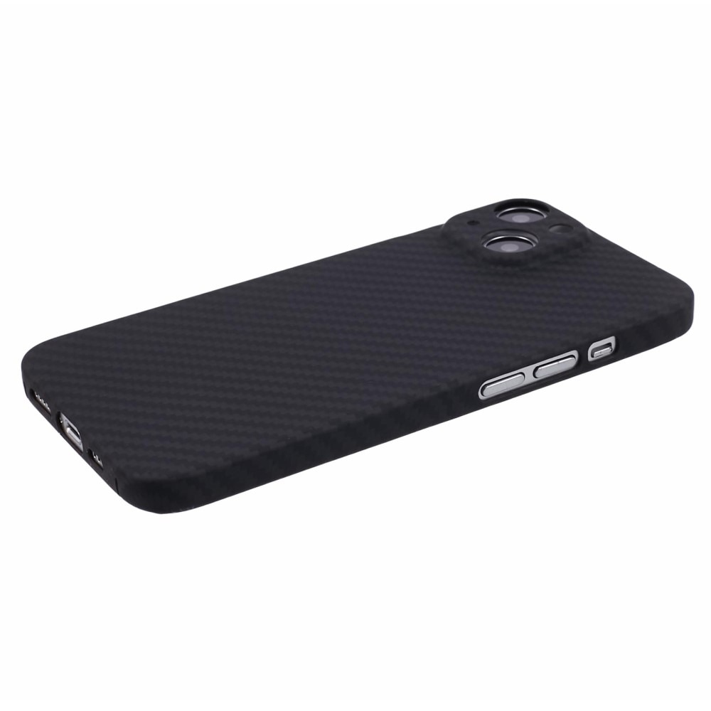 Cover sottile Fibra aramidica iPhone 15 Plus nero