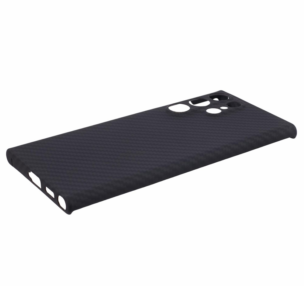 Cover sottile Fibra aramidica Samsung Galaxy S23 Ultra nero