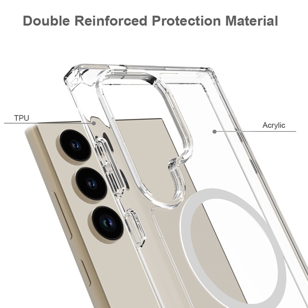 Kit per Samsung Galaxy S24 Ultra: Cover MagSafe e proteggischermo