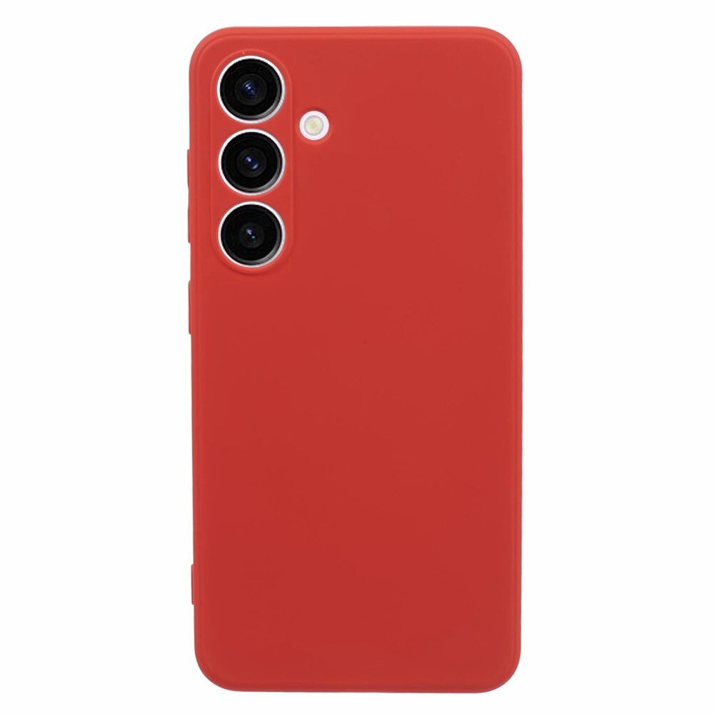 Cover TPU resistente agli urti Samsung Galaxy S24 rosso