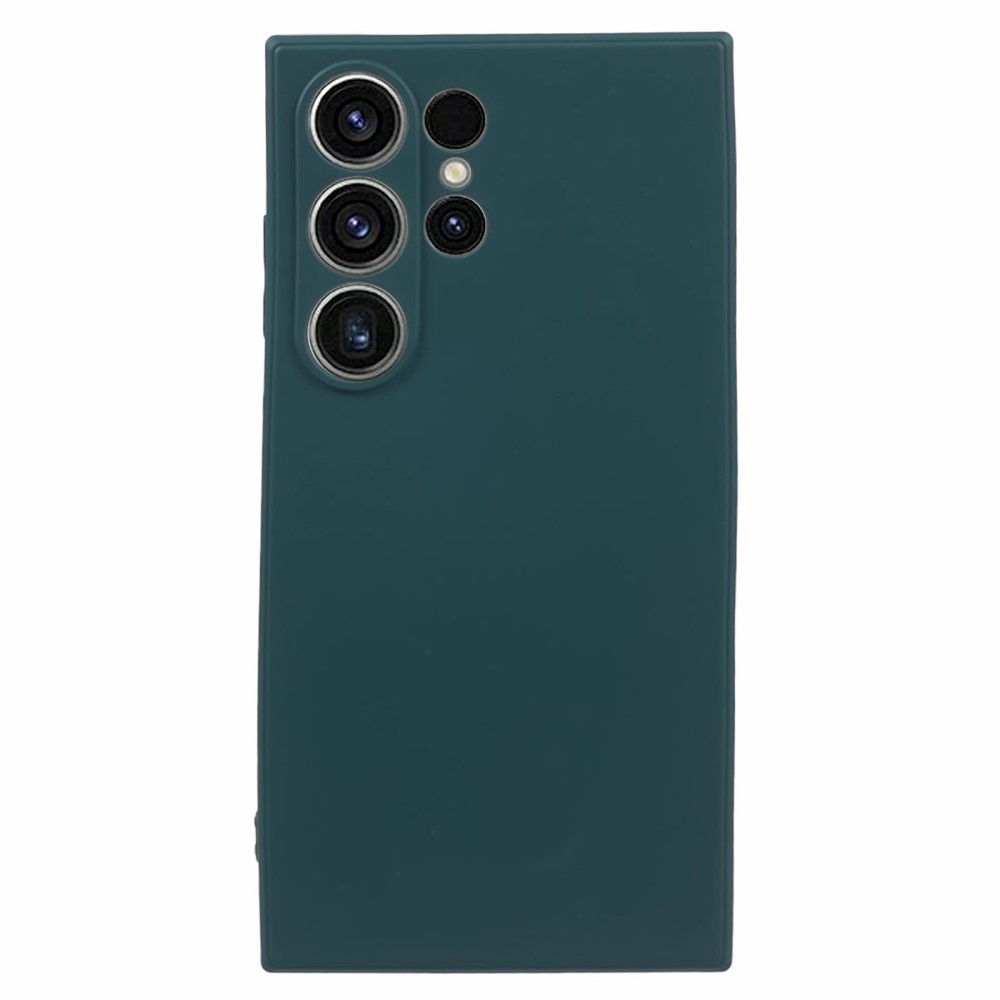 Cover TPU resistente agli urti Samsung Galaxy S24 Ultra verde scuro