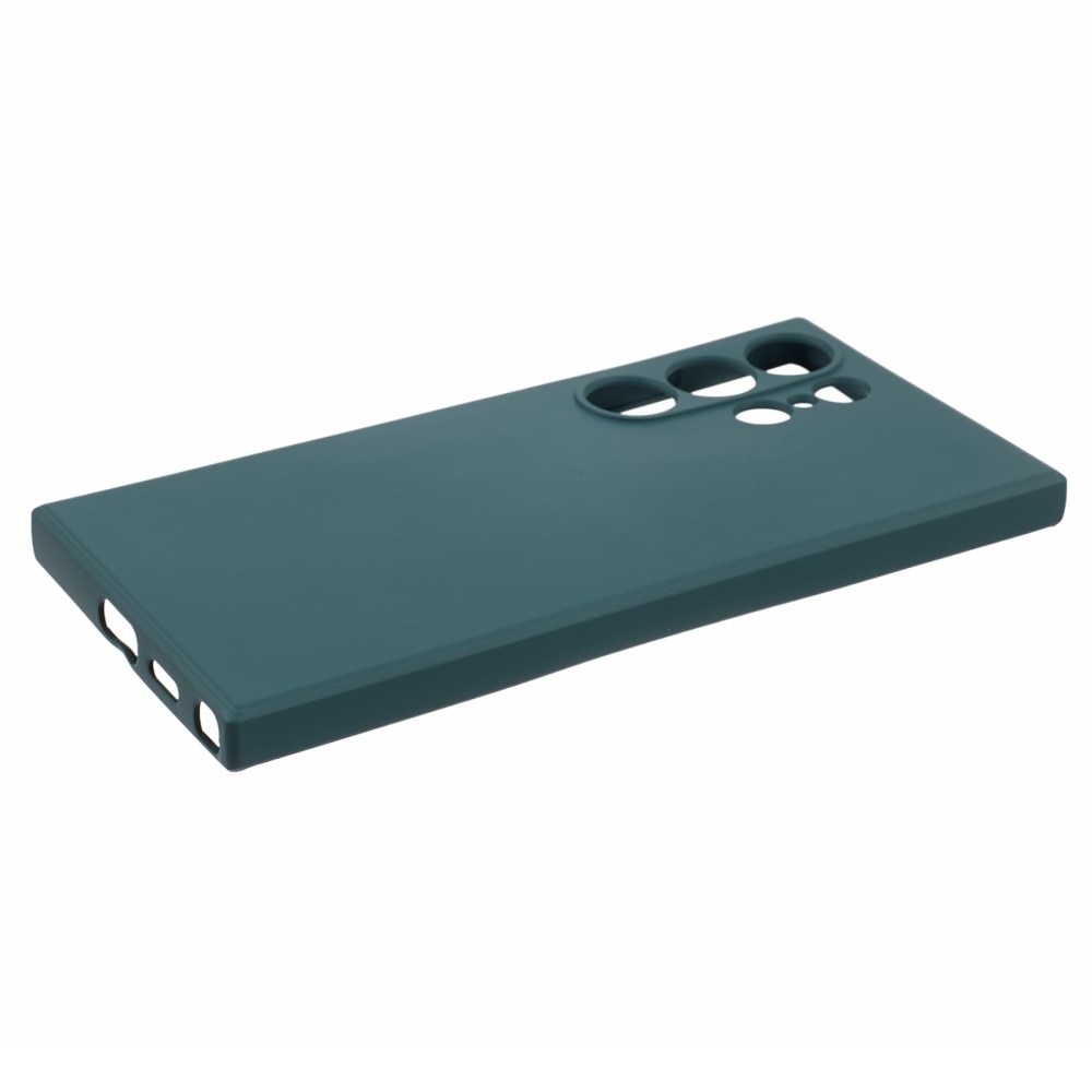 Cover TPU resistente agli urti Samsung Galaxy S24 Ultra verde scuro