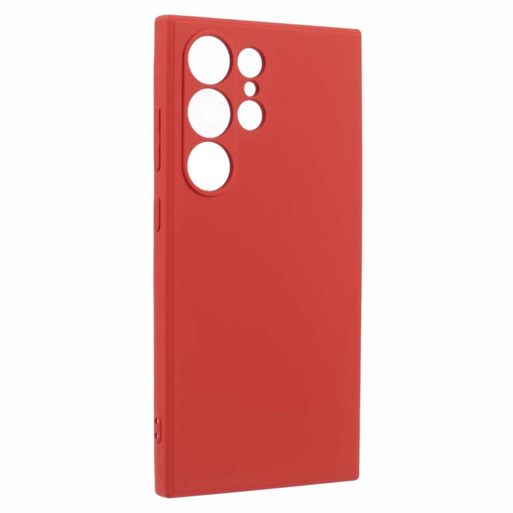 Cover TPU resistente agli urti Samsung Galaxy S24 Ultra rosso