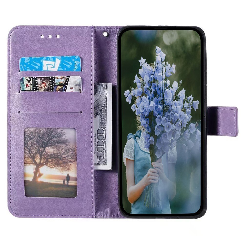 Custodia in pelle Mandala Xiaomi Redmi 13C viola