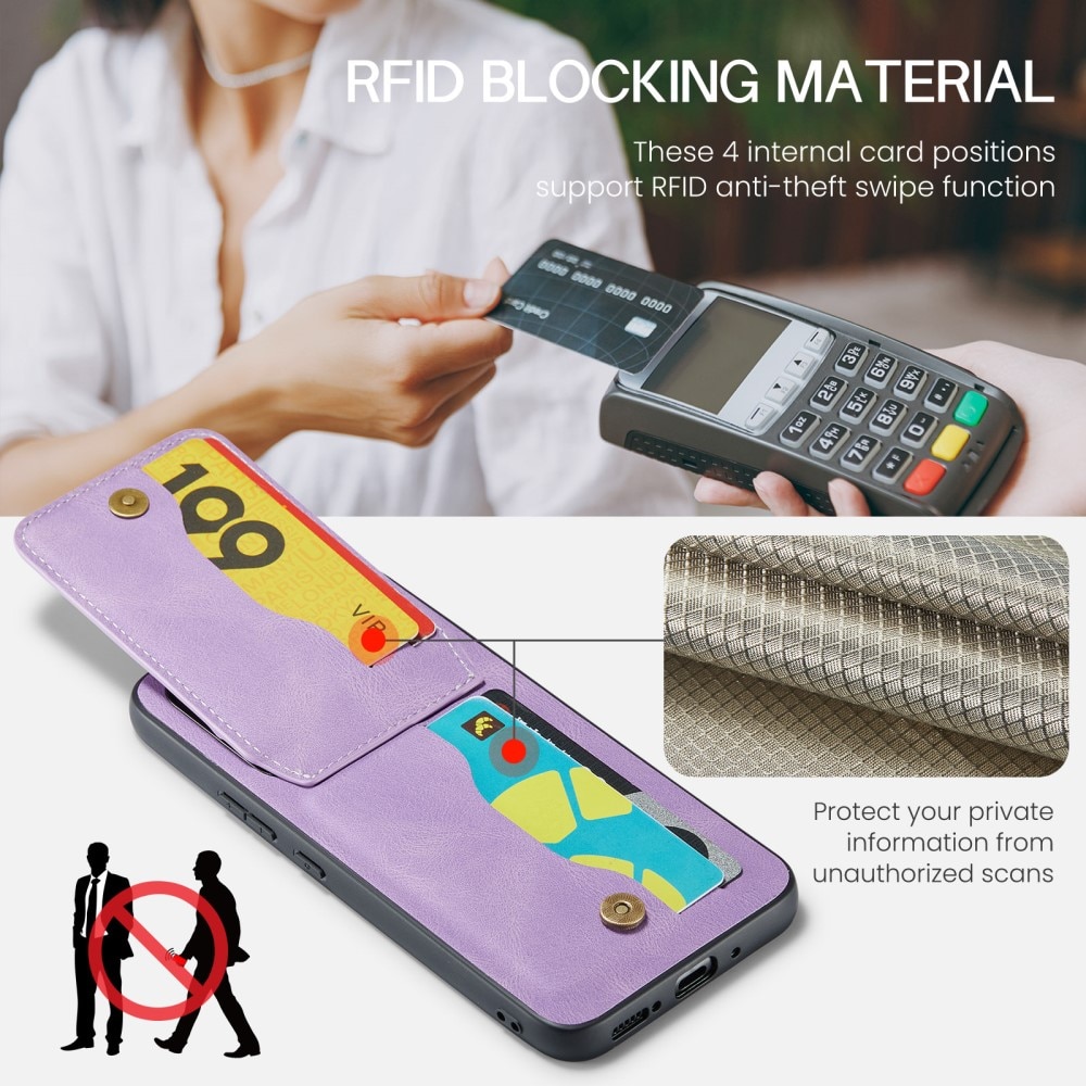 Cover Multi-Slot anti-RFID Samsung Galaxy S23 FE viola