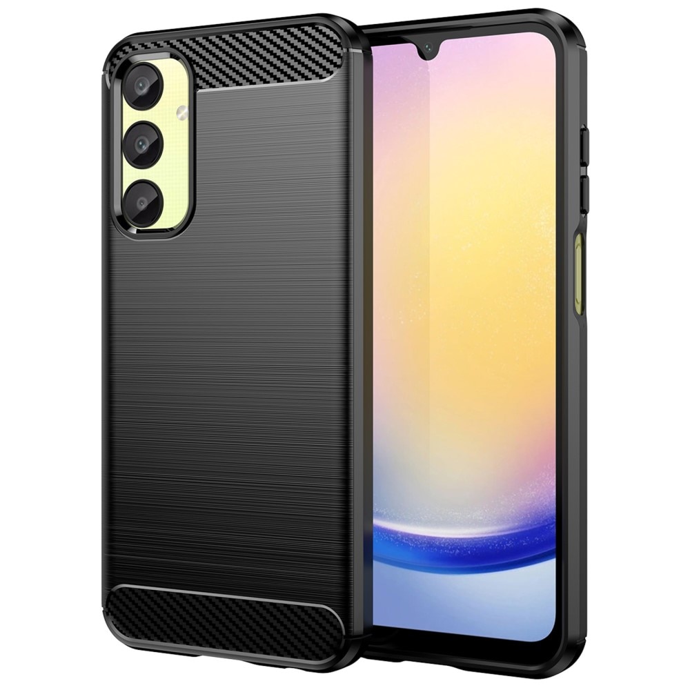 Cover TPU Brushed Samsung Galaxy A25 Nero