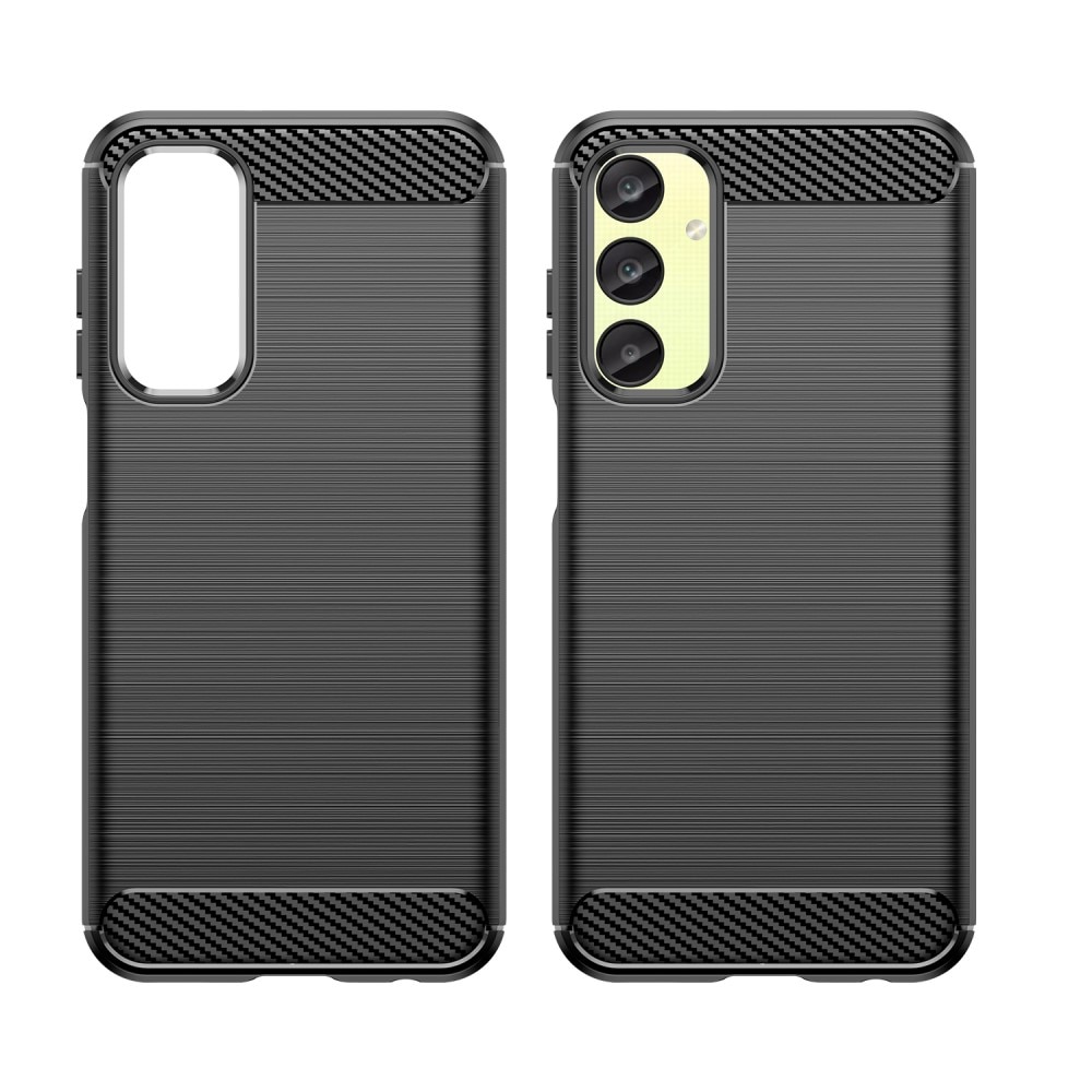 Cover TPU Brushed Samsung Galaxy A25 Nero