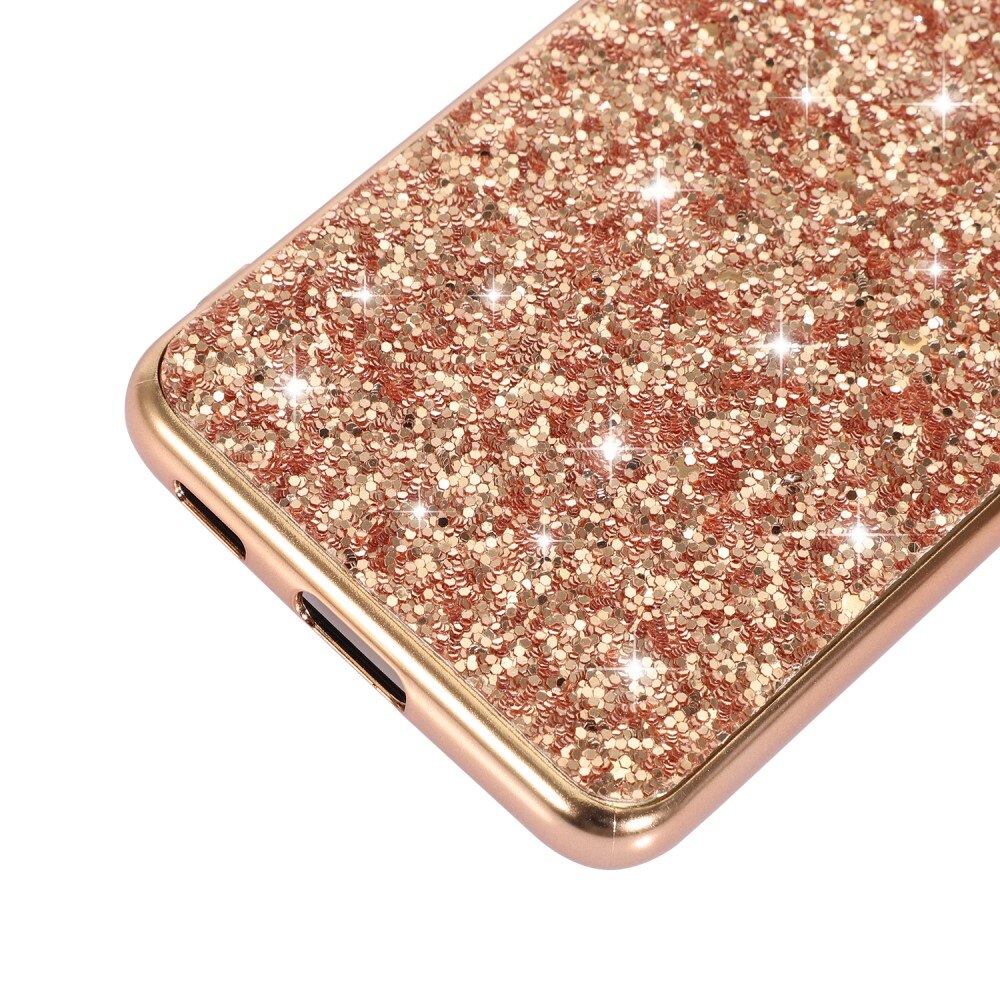 Cover Luccichio Samsung Galaxy S24 oro rosa