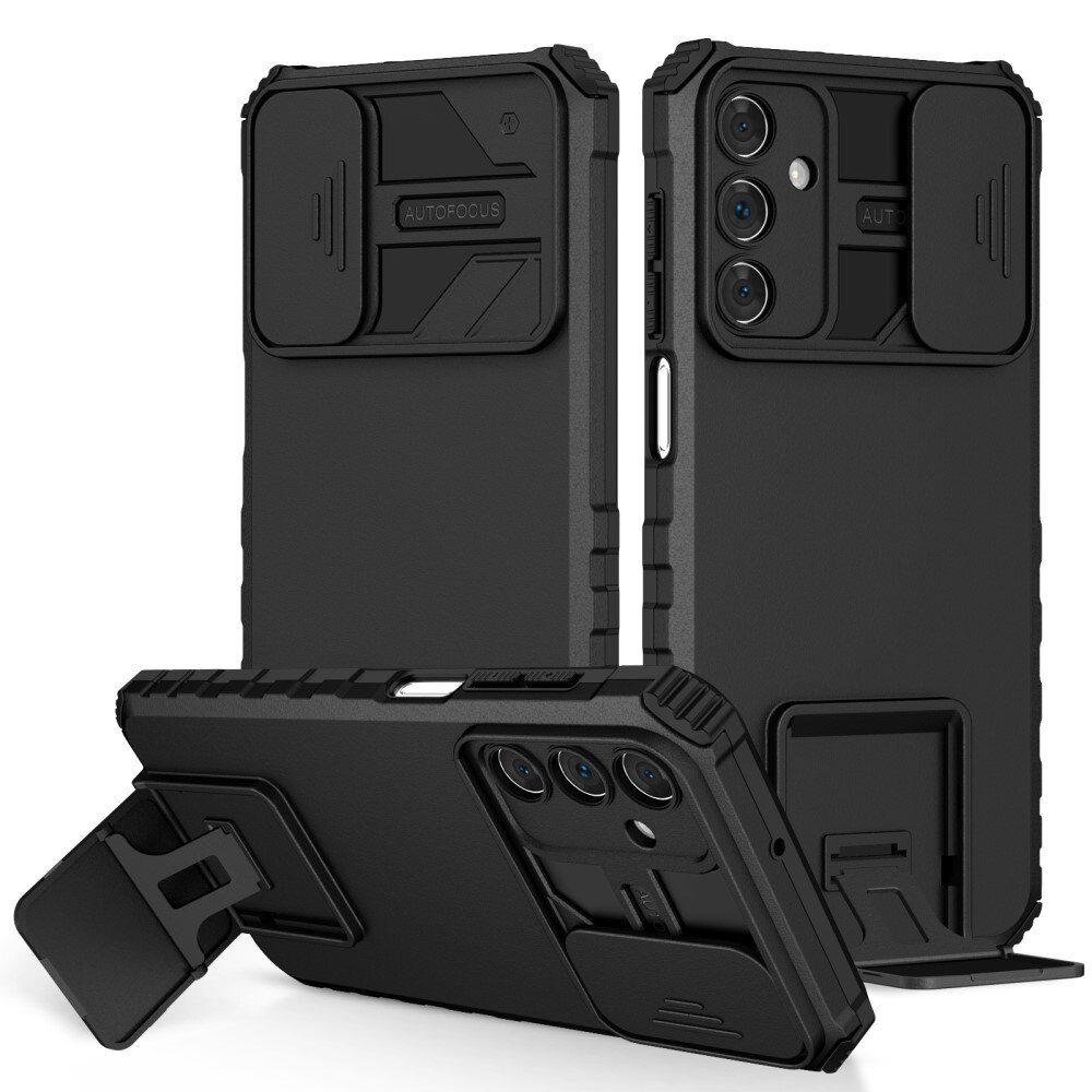 Cover Kickstand con Protezione fotocamera Samsung Galaxy A15 nero