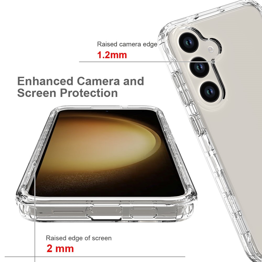 Cover protezione totale Samsung Galaxy S24 Plus trasparente