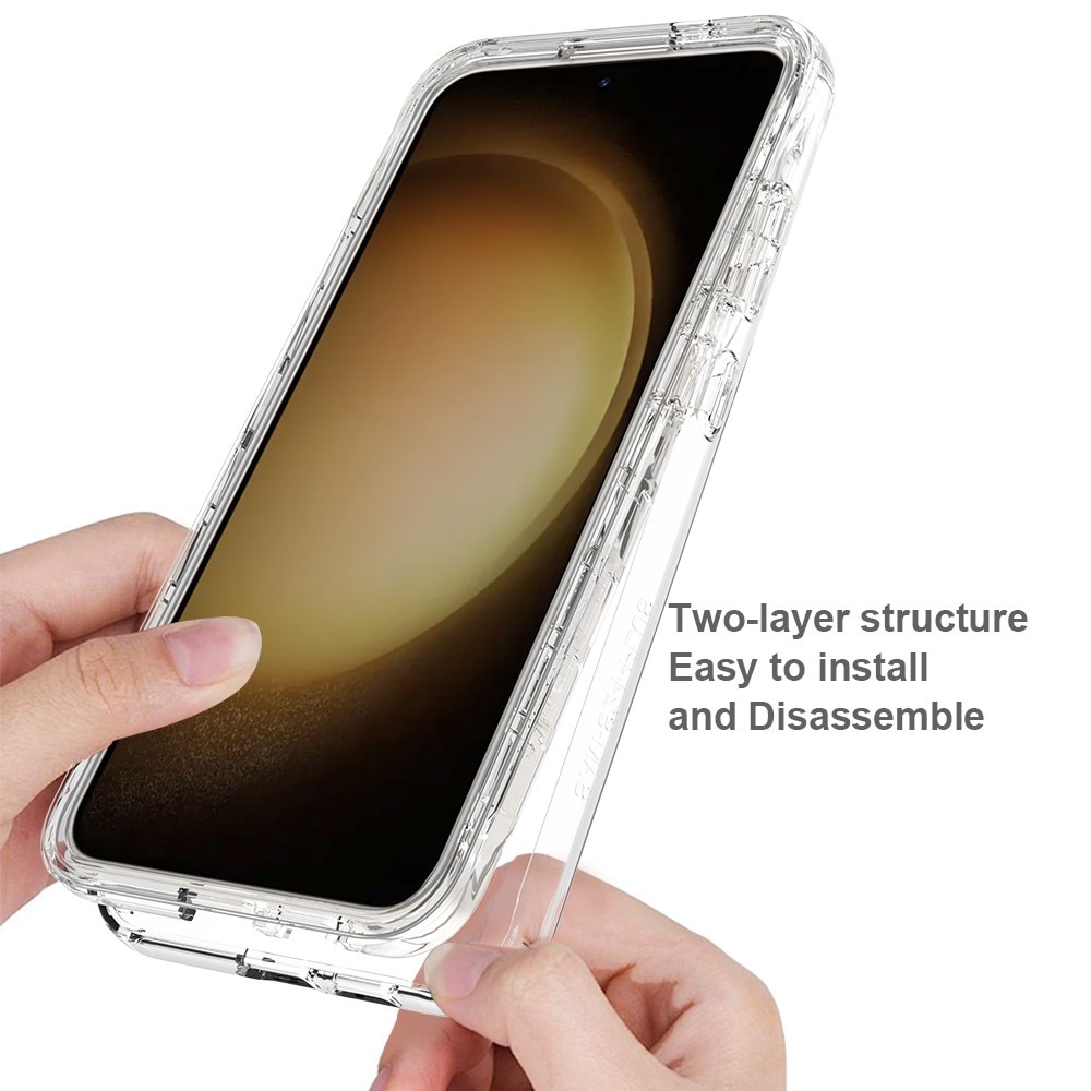 Cover protezione totale Samsung Galaxy S24 Plus trasparente