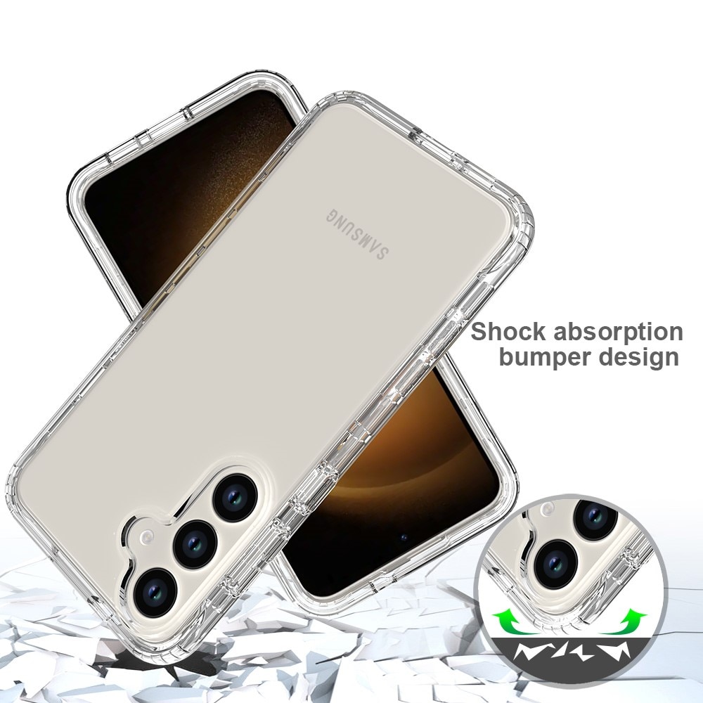 Cover protezione totale Samsung Galaxy S24 Plus trasparente