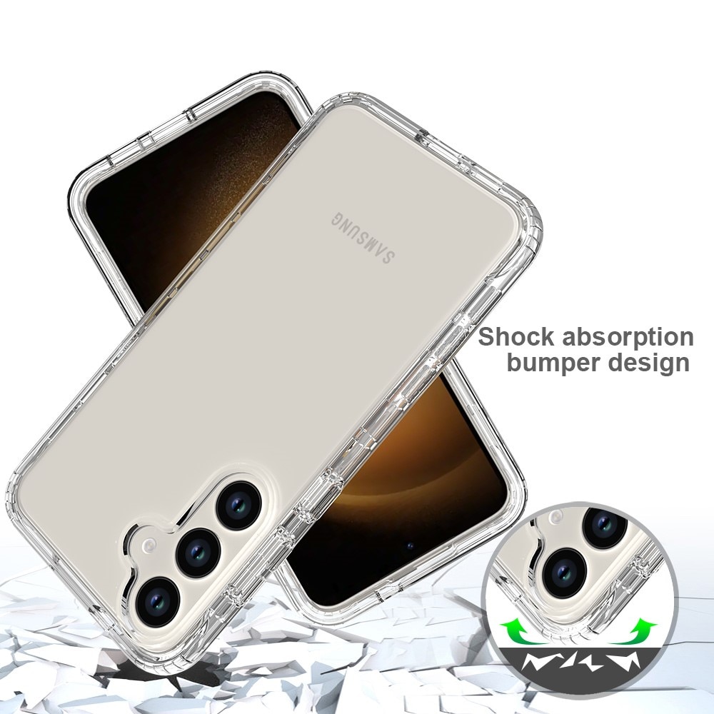 Cover protezione totale Samsung Galaxy S24 trasparente