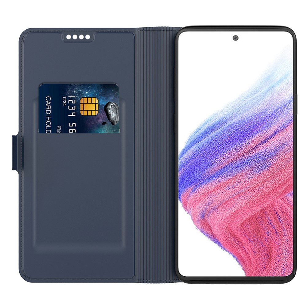 Cover portafoglio Slim Card Wallet Samsung Galaxy S24 blu