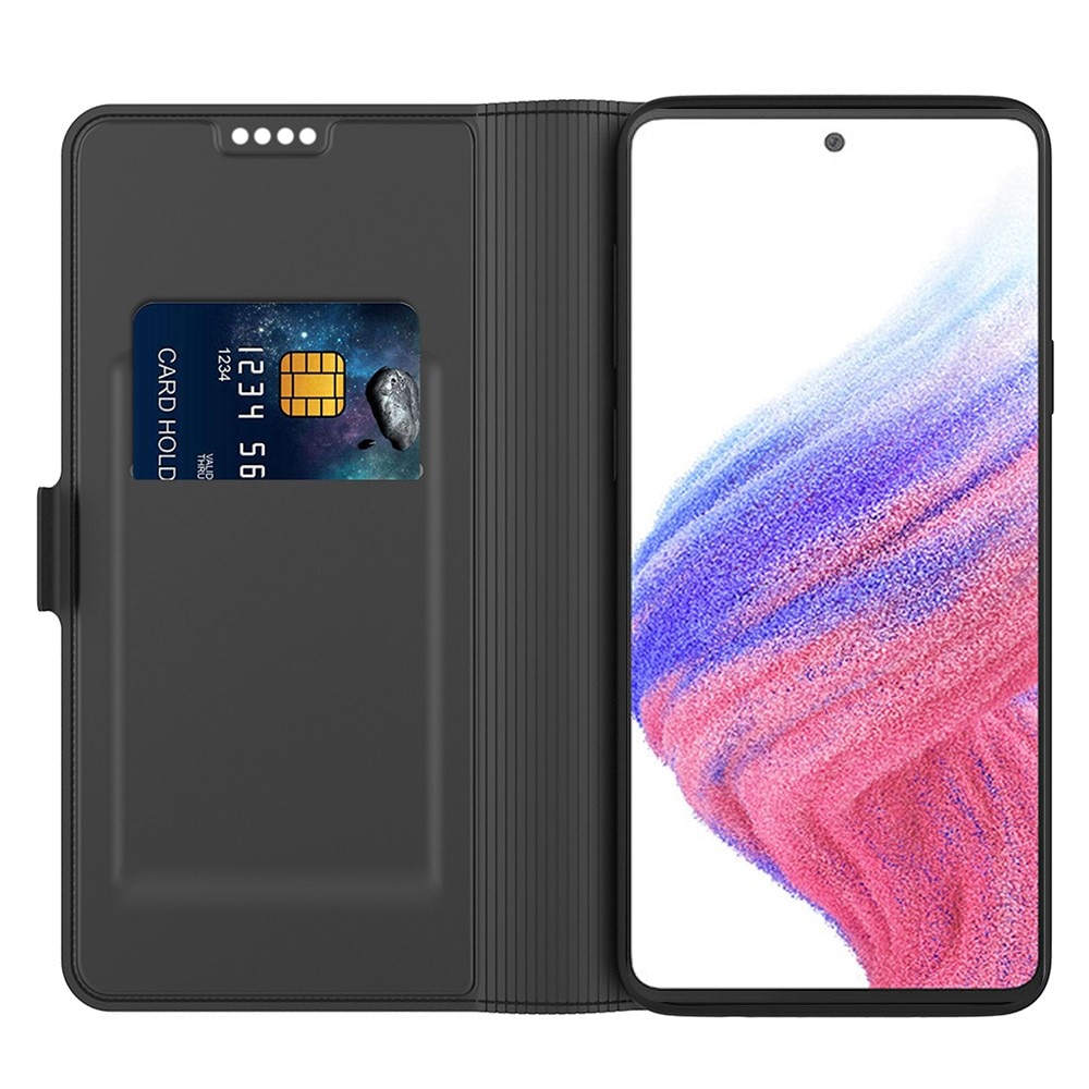 Cover portafoglio Slim Card Wallet Samsung Galaxy A25 nero