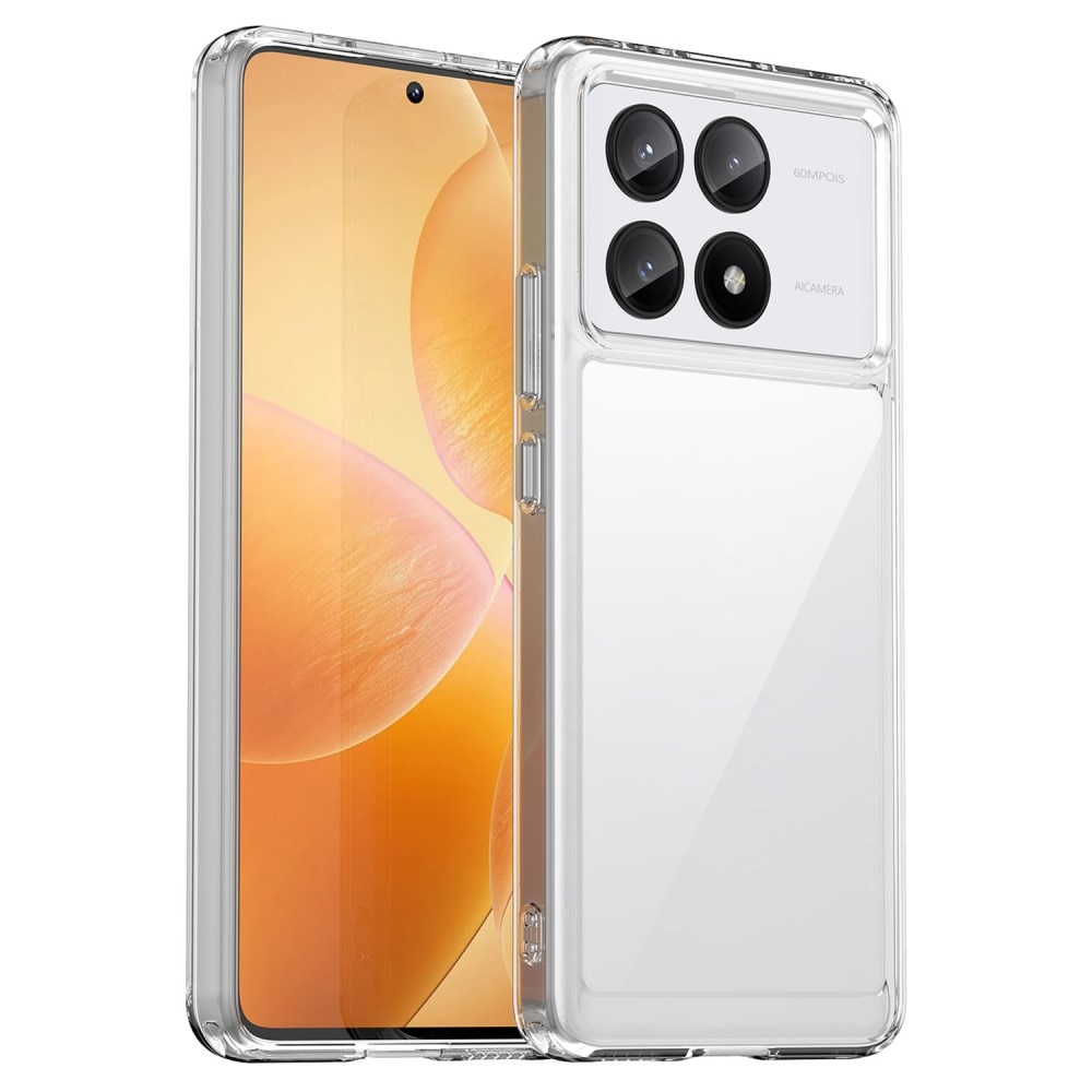 Cover Ibrido Crystal Hybrid Xiaomi Poco X6 Pro trasparente