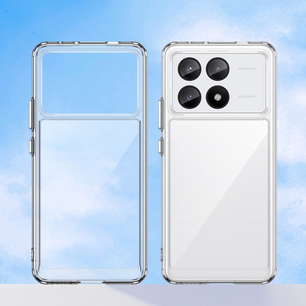 Cover Ibrido Crystal Hybrid Xiaomi Poco X6 Pro trasparente